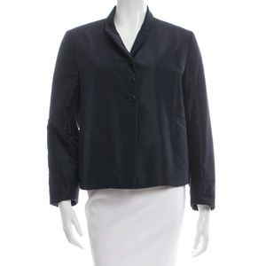 Auth. Prada Puffer Jacket/Blazer